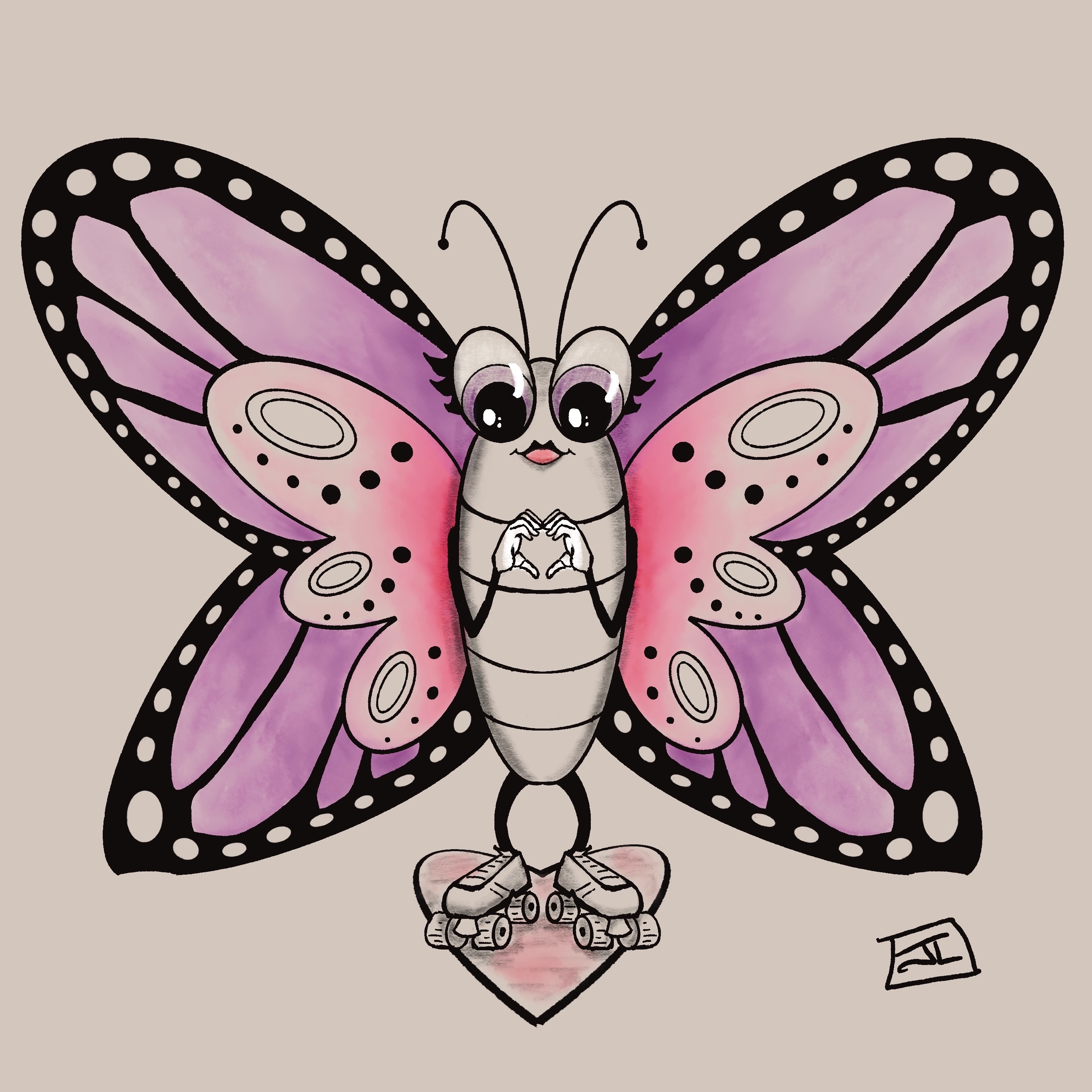 A Butterfly Tattoo Design (And Using AI)